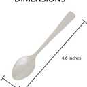 Fino Demi Spoon, Stainless Steel, Classic Design, For Everyday Coffee, Desserts, Entertaining, and Holiday Dining, Set Of 4
