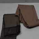 X-CHENG 2 Pairs Fleece Lined Tights Women-Thermal Pantyhose Leggings Women,Fake Translucent Skin Colored Tights for Winter (Black+ Brown), XS