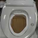 XCQQ Electric Heated Bidet Toilet Seat with Warm Water Wash, Warm Air Dryer, Soft Closed Lid, Night Light, LED Display, Toilet Seat with Bidet Requires Outlet - Round