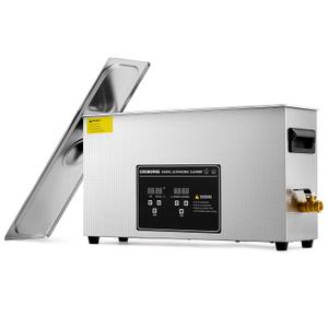 CREWORKS 10L Digital Sonic Cleaning Machine - 240W Auto Tool Cleaner