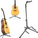 Adjustable Cello & Guitar Stand with Bow Holder - Lightweight, Foldable, Sturdy Steel Design for Acoustic/Electric Instruments