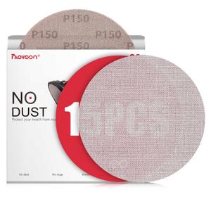 9 Inch Sanding Disc Drywall Sandpaper, Dust Free Sanding Drywall Sander Pads, 15 Pack 150 Grit