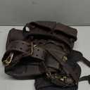 OX Carpenter Tool Belt + Suspenders - Leather Tool Pouch Rig - Size XL