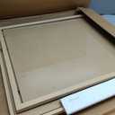 16x20 Picture Frames Matted for 11x14 and 12x16 Picture, Set of 3 Solid Wood Picture Frame with Plexiglass, Wall Gallery Frame Set for Tabletop or Wall Mounting Display (3 Pack of Oak)