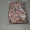 GreenJoy Leopard Print Dog Sweater  Stretchy Fleece Dog Turtleneck Sweatshirt for Puppies & Cats, Soft & Warm Pet Winter Clothes for Small, Medium & Large Dogs (Pink, Large)