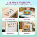 Klever Kits DIY Gel Art Suncatcher Kits for Kids, Paint Your Own Unicorn Window Art Kit with Photo Frame, Painting Arts and Crafts for Kids Ages 6-8 Girls Boys Birthday Gifts Halloween Decor by Jova