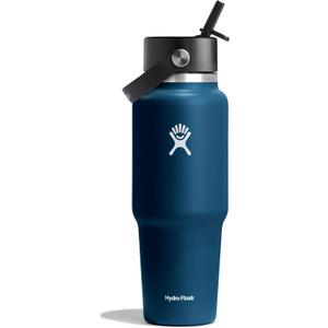 Hydro Flask 32 Oz Wide Flex Straw Travel Bottle Indigo
