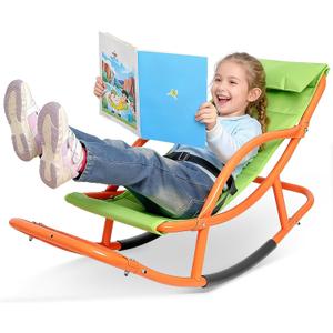 Kids Sensory Rocking Chair for Children Under 55 Inches Tall, Autism and ADHD Balance Seat Helps Kids Relax, Focus and Play, Comfortable Indoor & Outdoor Rocker for Bedroom, Nursery and Sensory Room