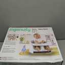 Ingenuity Baby Base 2-in-1 Booster Feeding and Floor Seat with Self-Storing Tray - Slate