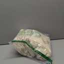 Soft Large Canvas Storage Bags with Zipper and Clear Window, Cotton Linen Storage Organizer for Pillows, Quilt, Blankets and Comforter, 80L, 4 Pack, Beige