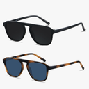 ANDWOOD Square Aviator Sunglasses Polarized Mens Womens UV Protection Sun glasses