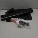 Single LCD Computer Monitor Free-Standing Desk Stand Mount Riser for 13 inch to 32 inch screen with Swivel, Height Adjustable, Rotation, Vesa Base Stand Holds One (1) Screen up to 77Lbs(HT05B-001)) (Black)