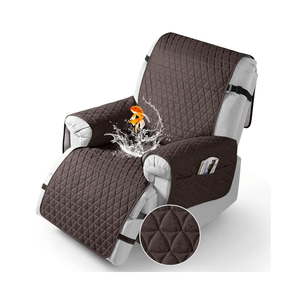 TAOCOCO 100% Waterproof Recliner Cover - Recliner Cover with Non-Slip Granule, Recliner Chair Covers with Elastic Band, Recliner Chair Covers for Reclining Chair(Chocolate, Small-22'')