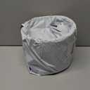 Mikikit Round Rattan Trash can Small Decorative Wicker Basket for Home Storage Desktop Organizer 6.6 Inch Fruit Vegetable Basket