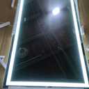 LED Bathroom Mirror for Wall 84x 40, Extra Large Lighted Vanity Mirror with Lights, Dimmable, Anti-Fog, Shatter-Proof, ETL Listed (Front + Backlit)