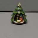 Hodao Nativity Sets for Christmas Indoor Decorations Holy Family Nativity Scene for Xmas Decor Gifts - Christmas Party Home Decorations(Green)