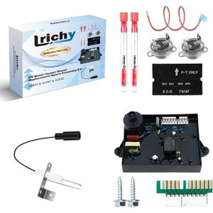 3 in 1 Value RV Water Heater Replacement Parts Spare Kit for Atwood/Dometic, 91365 RV Water Heater Circuit Board, 91447 Thermal Cut Off & Thermostat Kit, 93868 Spark Probe Igniter Electrode
