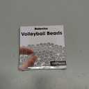 100 Pieces Volleyball Beads 9mm/0.35'' Sport Ball Soft Spacer Charms Handmade Polymer Clay for DIY Necklace, Bracelet, Jewelry, Earring, Hair Clip Crafts Making Supplies Decoration Accessories