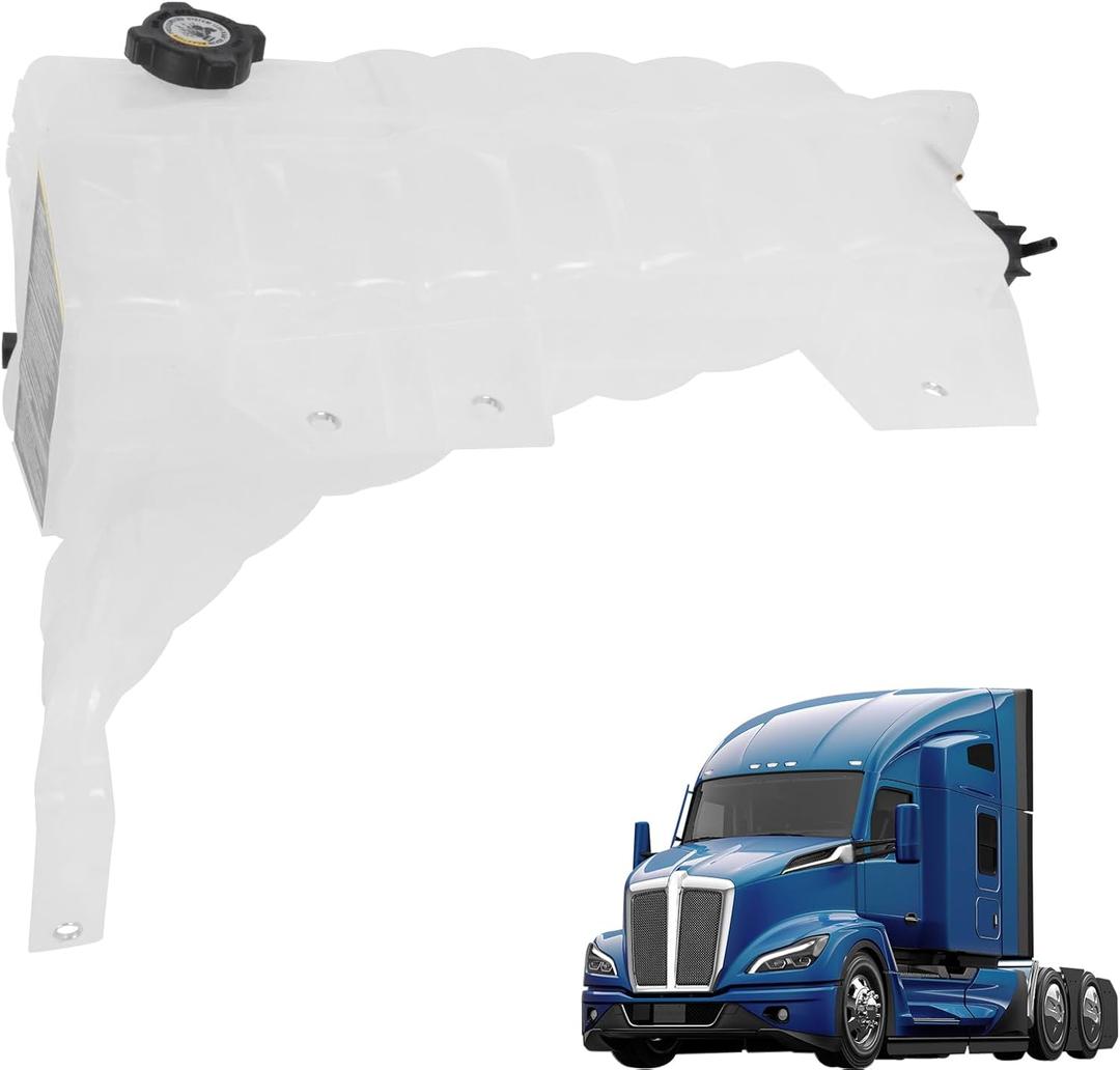DR104002 Engine Coolant Reservoir Tank Replacement for Kenworth T680 T880 2013-2020, Peterbilt 579 2013-2020, Replace CP237001 DR104004