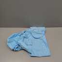 Littleforbig Washable Adjustable Reusable Waterproof Primary Comfort Cloth Adult Diaper Wrap Cover One Size Blue