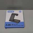 Wireless Charger 3 in 1 Charging Station lPhone Fast Foldable Charging Stand for Multiple Devices with an 18 W Quick Charger for lPhone 16/15/14/13 Pro Max Watch AriPods Pro 2