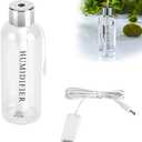 Mini Water Bottle Cap Humidifier,USB Super Quiet Desktop Humidifier Air Diffuser Mist Maker for Travel Office Car Baby Bedroom (1)