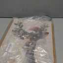 InSimSea Christmas Decor Framed Wall Art, Elk wearing a Santa hat Canvas Painting, elegant Holiday decor Unique Christmas Gifts For Table Wall Farmhouse Mantel Home Office 16L x 12W