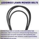 Leego Deck Belt Compatible with Troy Bilt 1769767 33 Inch Wide-Cut Walk Behind Mower 34089 34089C 34342 34343 34356 34363 34071 34073 34075 34087C 34089C 34343