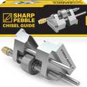 Sharp Pebble Honing Guide - Chisel & Plane Sharpening Jig - Fits Chisels 0.25' to 1.96', Fits Planer Blades 1.41' to 3.22'