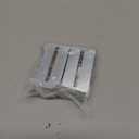 2 Pairs | Rear Mounting Brackets for Face Frame Cabinets - Compatible with HBL' 1.77 Inch (45mm) Width Drawer Slides, 0 to 3.5 Inch Adjustable. (Silver)