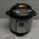 MightySkins Glossy Glitter Skin Compatible with Instant Pot Duo 6-QT - Cold Steel | Protective, Durable High-Gloss Glitter Finish | Easy to Apply, Remove, and Change Styles | Made in The USA