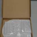 8x10 Inch Arch Acrylic Sign with Stand-6 Pack Clear Arched Sheets with Stand, DIY Arch Acrylic Sign Blank for Wedding Drink Bar Signs (Clear, 8 x10 Inch)