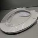 Bemis 1500EC 390 Lift-Off Wood Elongated Toilet Seat, Cotton White (Pack of 1)