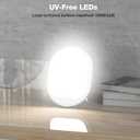 UV-Free 10000 Lux Daylight Lamp - Touch Control with 3 Brightness Levels & 4 Timer Functions, Large Surface & Rotatable Stand for Home/Office
