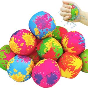 Irrmshr 20 Pack 2" Water Splash Balls Bomb,Absorbent Water Ball,Outdoor Water Fight Game Activities for Beach Pool,Summer Beach Soaking