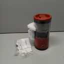 Electric Citrus Juicer Rechargeable - Electric Juicer Machines with USB and Cleaning Brush Portable Compact Juicer for Orange, Lemon, Limes (Red)