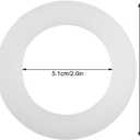 3 Pieces Dual Flush Toilet Seal Replacement Kit for Glacier Bay 83SGB, Rubber Bowl Gasket for Tank Leakage Repair, Reliable Replacement Rubber