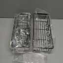 EUDELE Adhesive Shower Caddy, 5 Pack Rustproof Stainless Steel Bath Organizers With Large Capacity, No Drilling Shelves for Bathroom Storage & Home Decor (XL, Black)