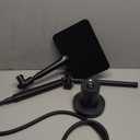 Shower Heads with Handheld Combo, 10 Inch High Pressure Rain Shower Head, Height Adjustable Dual 2 in 1 Shower Head System with Stainless Steel Hose, Matte Black