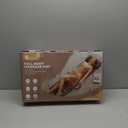 Massage-Mat, Detachable Neck Massager, Full Body Vibration Heating, Massage Pad with 10 Vibrating Motors and 9 Speed Settings for Home Office Use, Brown