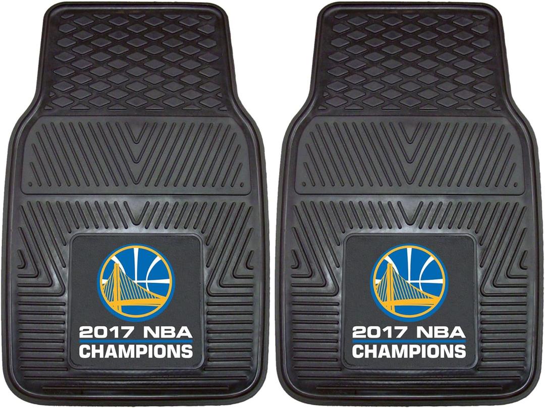 FANMATS 22282 Team Color 2-pc Vinyl Car Mat Set