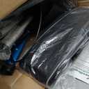 Super Lightweight Rollator Walker for Seniors, Foldable Rolling Walker with Seat and 8" Rubber Wheels for All Terrain, Unique Design Aluminium Frame Sturdy Walkers for Traveling - Blue