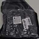 Adult Diaper Cover for Incontinence, Active Waterproof Latex Pants with A Lightly Absorbent Cotton Layer, Noiseless Reusable Washable Pull Up Plastic Pants (Black, 5XL)