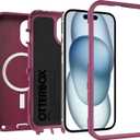 OtterBox iPhone 16e, 15, 14, & 13 Defender Series - Foxberry Pink, screenless, Rugged & Durable, with Port Protection, Snaps to MagSafe