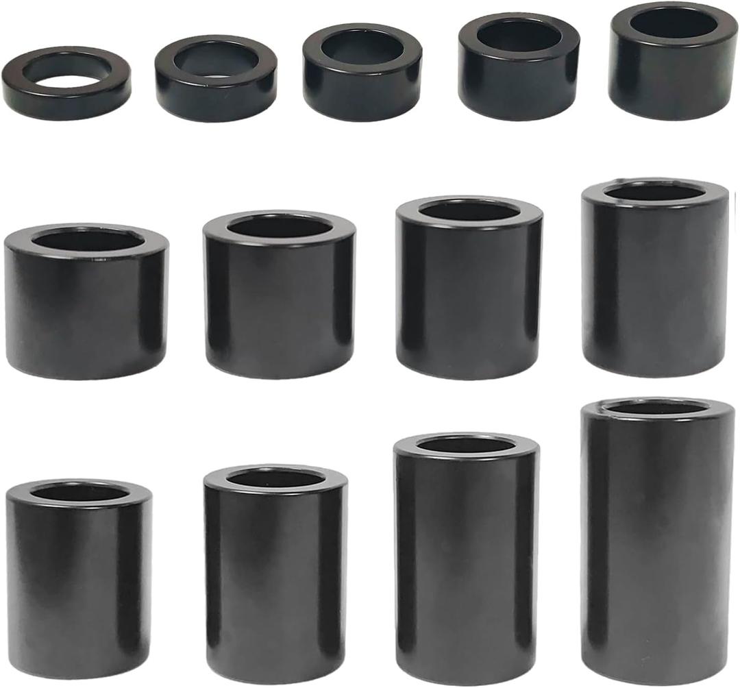 13PCS Wheel Axle Spacer Kit I.D. 3/4" (0.75 Inch) O.D. 1-1/8" (1.125 Inch) Fit for Harley Sportster 883 Softail Dyna Road King Custom Bobbers and Choppers