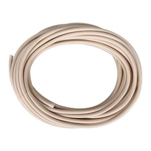 Helunsi 32.8ft Cloth Covered Lamp Cord, 18 AWG 2 Conductor Ivory Vintage Electrical Cord Braided Electrical Wire, 18 Gauge Round Rayon Fabric Covered Wire for DIY Antique Industrial Lighting Project