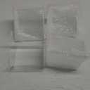 4 Pack Gridwall Baskets Hanging Gridwall Clear Acrylic Grid Wall Panels Bins Applicable to 3-inch Grid Board for Organizing Storage Display Kitchen Home Office Garage Bathroom (Simple Style)