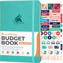 Clever Fox Budget Book 2.0  Simple Budgeting Planner for Beginners  Financial Notebook with Money Spending, Debt & Bill Tracker (Turquoise) (Compact (5.3" x 7.7") - Smaller than A5)