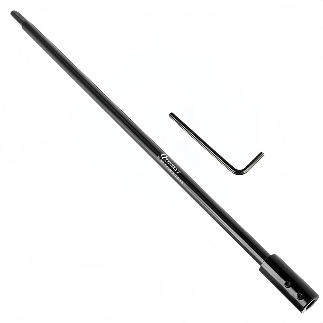 18 inches Forstner bit Extension 3/8 "hex Shaft, Used to Increase Drilling Depth of More Than 16.25 inches. Suitable for the Production of Wooden Furniture and cabinets