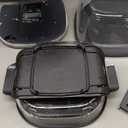 Ninja Crispi Pro 6-in-1 Glass Air Fryer | 450F, Nontoxic, 6qt & 2.5qt Containers & Lids | Microwave, Freezer, Dishwasher Safe | Max Crisp, Air Fry, Bake, Roast, Recrisp, Dehydrate |Cyberspace AS101CY